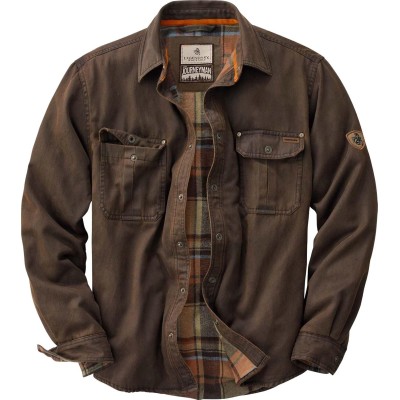 Legendary Whitetails – Chaqueta de camisa de franela con forro para hombre, de algodón encerado resi