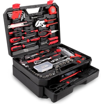 KingTool Kit de herramientas de reparación del hogar de 325 piezas, juego de herramientas de reparac